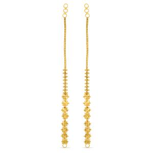 Buy 22 Karat Gold Earrings Chains