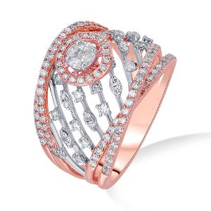 Buy 14 Karat Gold & Diamond Ring