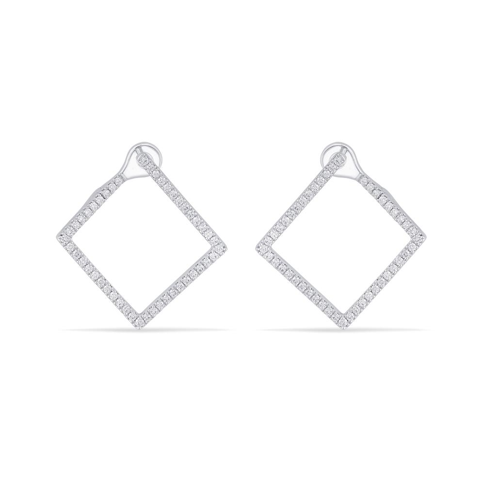 Buy 18 Karat Gold & Diamond Earrings