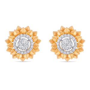 Buy 18 Karat Gold & Diamond Earrings