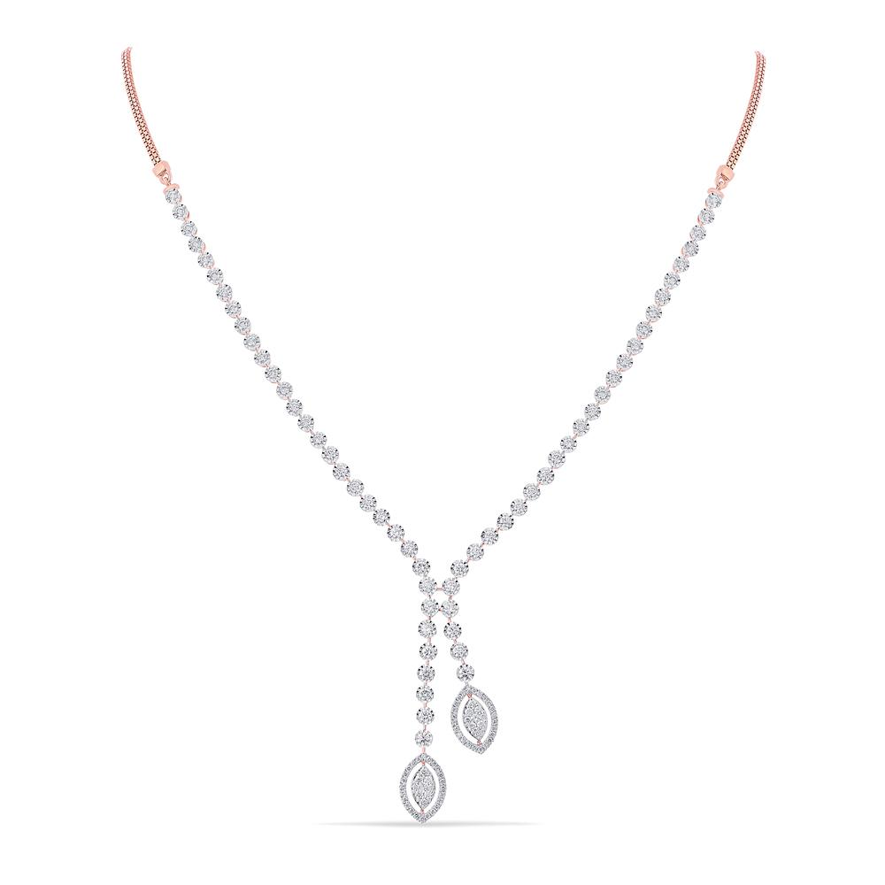 Buy 14 Karat Gold & Diamond Necklace