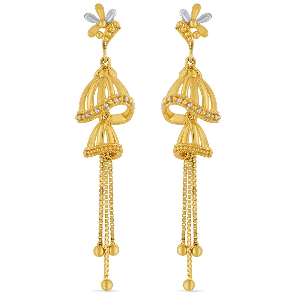 Sif Jakobs Jewellery Ellera Perla Cubic Zirconia Freshwater Pearl Drop Hoop  Earrings, Gold/Multi at John Lewis & Partners