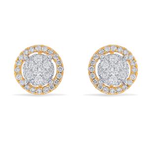 Buy 18 Karat Gold & Diamond Earrings