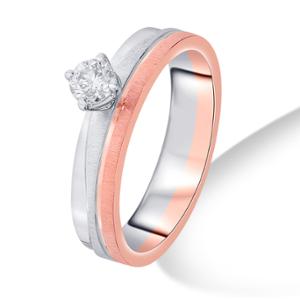 Buy PT950 Karat Gold & Diamond Ring