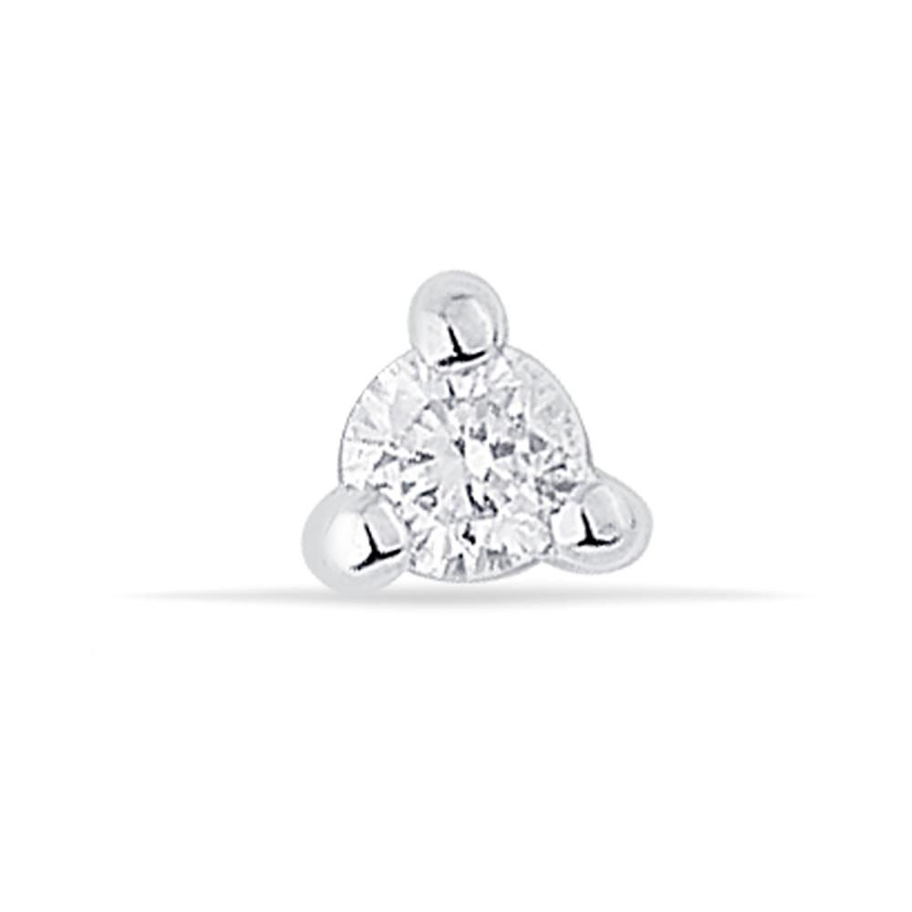 Buy 14 Karat Gold & Diamond Nose Pin