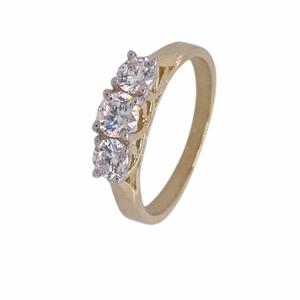 Buy 14 Karat Gold & Diamond Ring