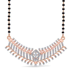 Buy 14 Karat Gold & Diamond Mangalsutra