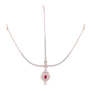 Buy 18 Karat Gold & Diamond Mang Tikka