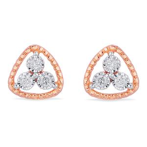 Buy 14 Karat Gold & Diamond Earrings
