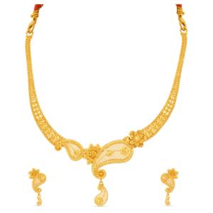 Buy 22 Karat Gold Necklace Set
