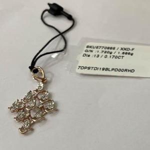 Buy 14 Karat Gold & Diamond Pendant