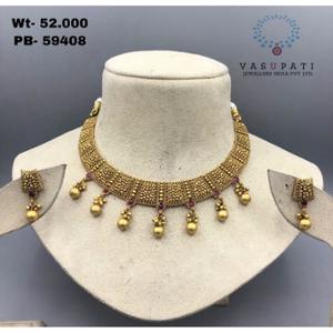 Buy 22 Karat Gold Necklace Set