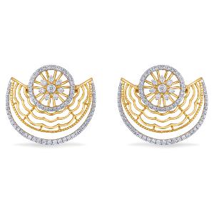 Buy 14 Karat Gold & Diamond Earrings