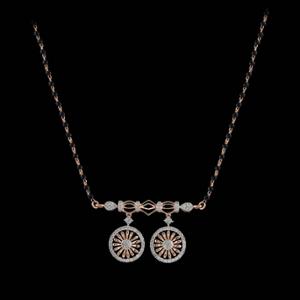 Buy 14 Karat Gold & Diamond Mangalsutra