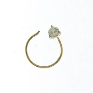 Buy 14 Karat Gold & Diamond Nose Pin
