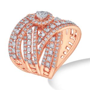 Buy 14 Karat Gold & Diamond Ring