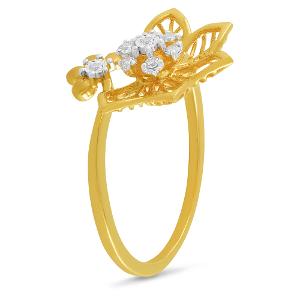 Buy 14 Karat Gold & Diamond Ring