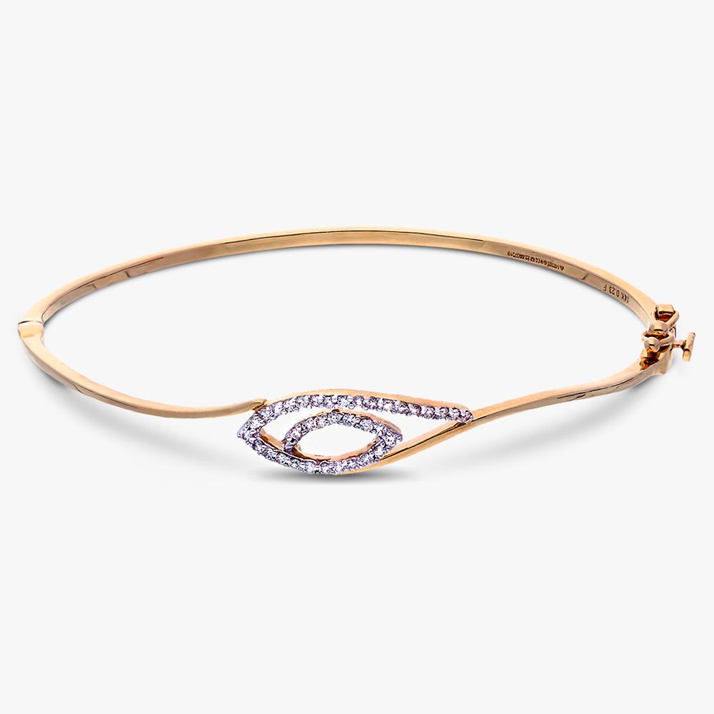 Buy 14 Kt Gold & Diamond Bracelet