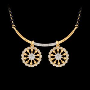 Buy 18 Karat Gold & Diamond Mangalsutra