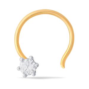 Buy Curved Comfort Solitaire Nose Pin