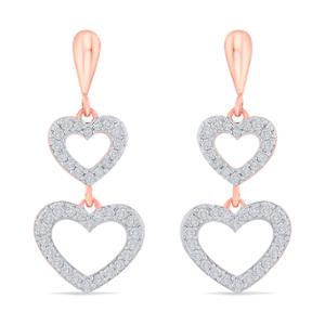 Buy 14 Karat Gold & Diamond Earrings