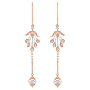 Buy 18 Karat Gold & Diamond Earrings