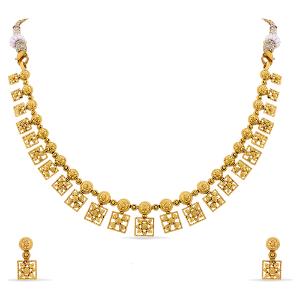 Buy 22 Karat Gold Necklace Set