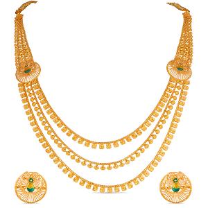 Buy 22 Karat Gold Necklace Set