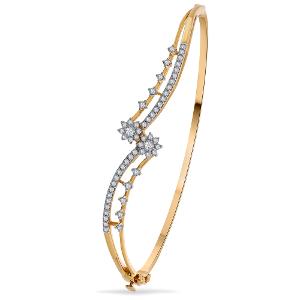 Buy 14 Karat Gold & Diamond Bracelet