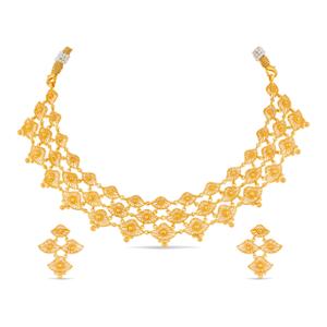 Buy 22 Karat Gold Necklace Set