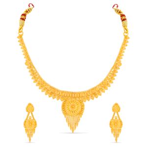 Buy 22 Karat Gold Necklace Set