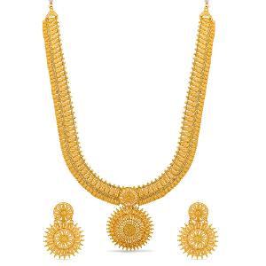 Buy 22 Karat Gold Necklace Set