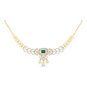 Buy 14 Karat Gold & Diamond Necklace
