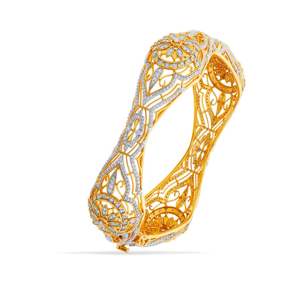 Buy 18 Karat Gold & Diamond Bangles