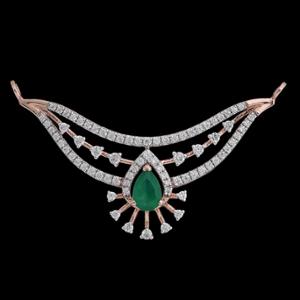 Buy 18 Karat Gold & Diamond Mangalsutra Pendant