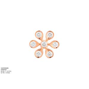 Buy 22 Karat Gold & Diamond Nose Pin