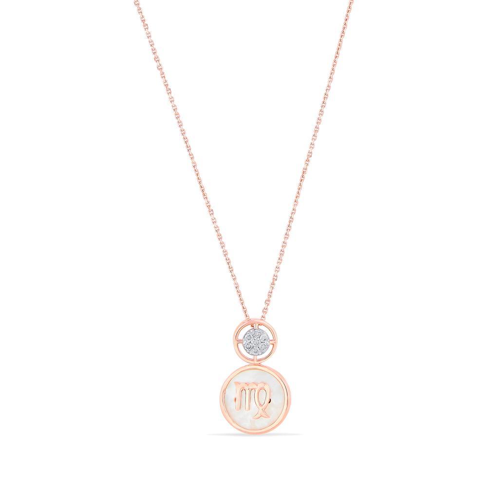 Buy Harvest Sun Virgo Diamond Pendant