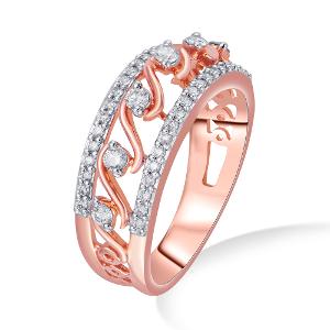 Buy 14 Karat Gold & Diamond Ring