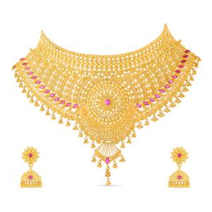Buy 22 Karat Gold Necklace Set