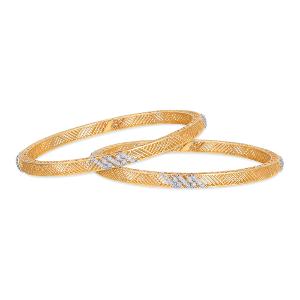 Buy 18 Karat Gold & Diamond Bangle