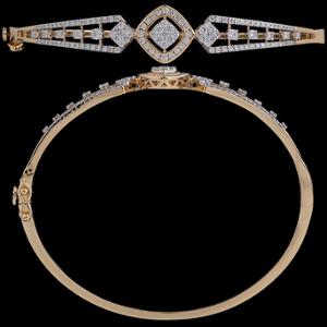 Buy 18 Karat Gold & Diamond Bracelet
