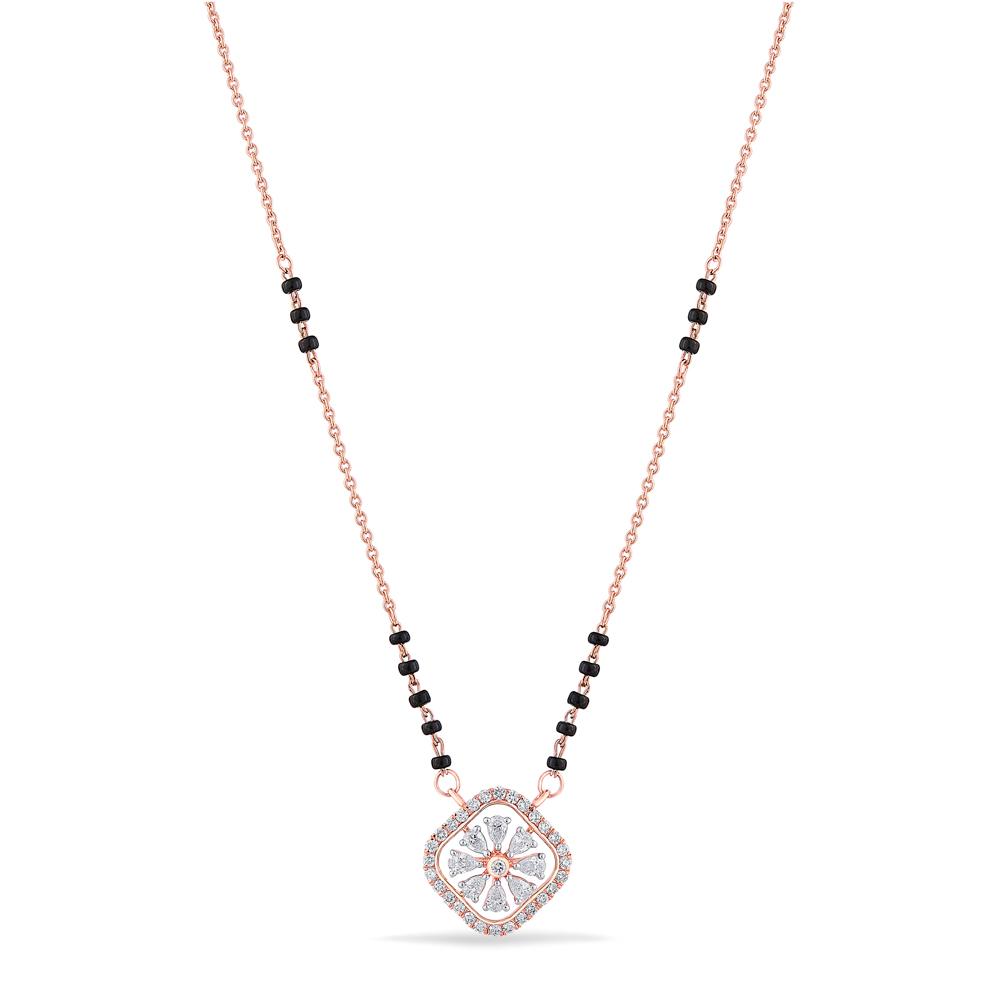 Buy 18 Karat Gold & Diamond Mangalsutra