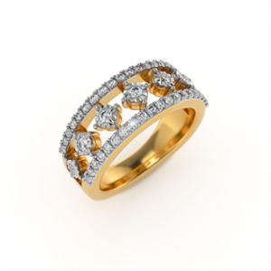Buy 18 Karat Gold & Diamond Ring