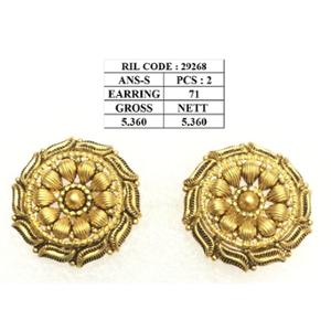 Buy 22 Karat Gold Earrings