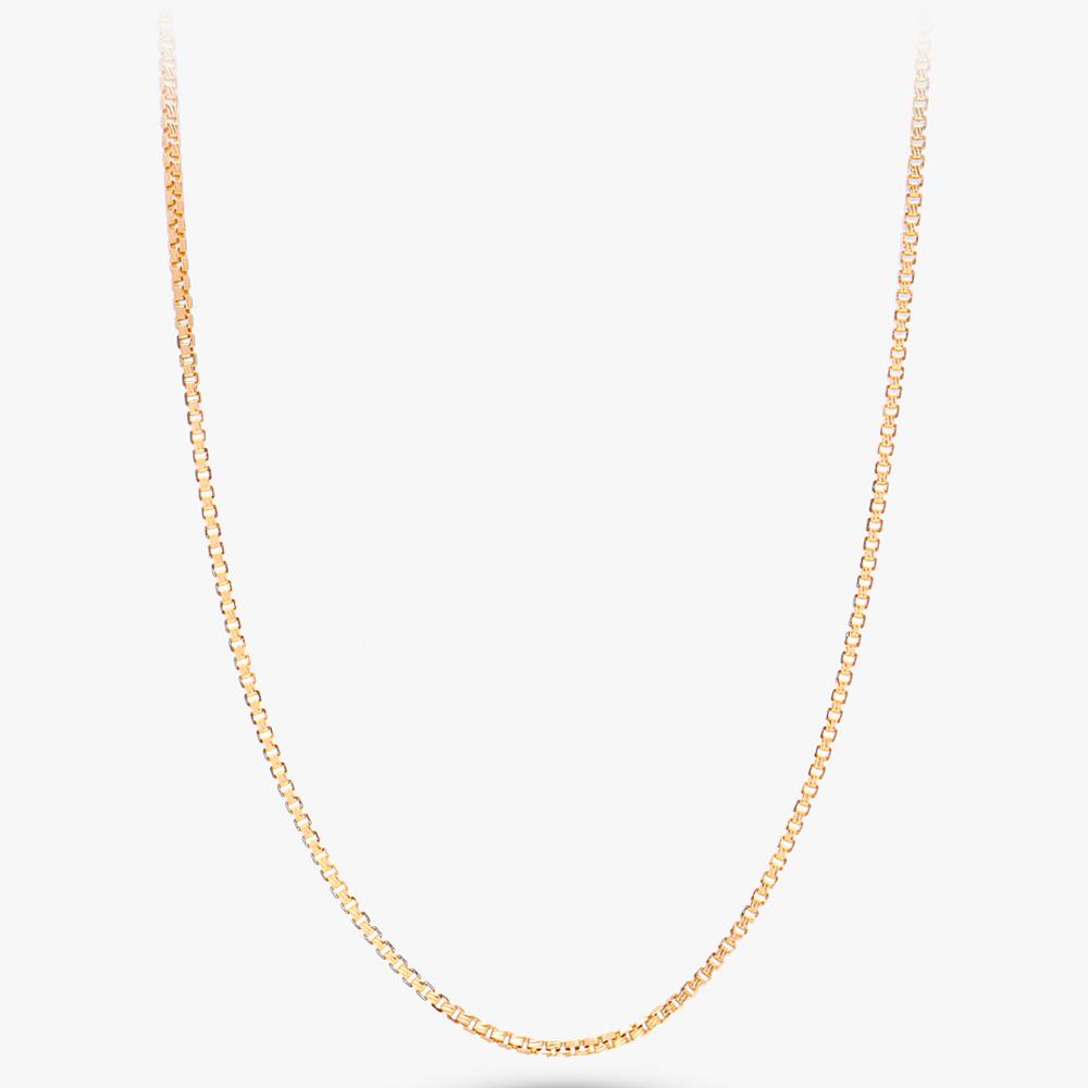Buy Yellow Gold Finish 22 Kt Gold Chain For Kids