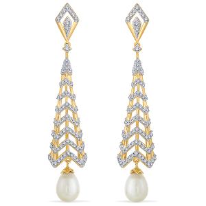 Buy 14 Karat Gold & Diamond Earrings