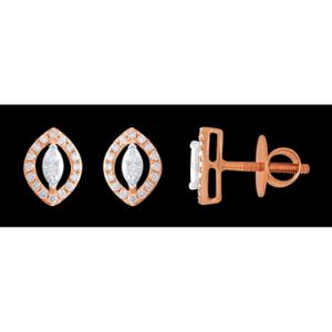 Buy 18 Karat Gold & Diamond Earrings