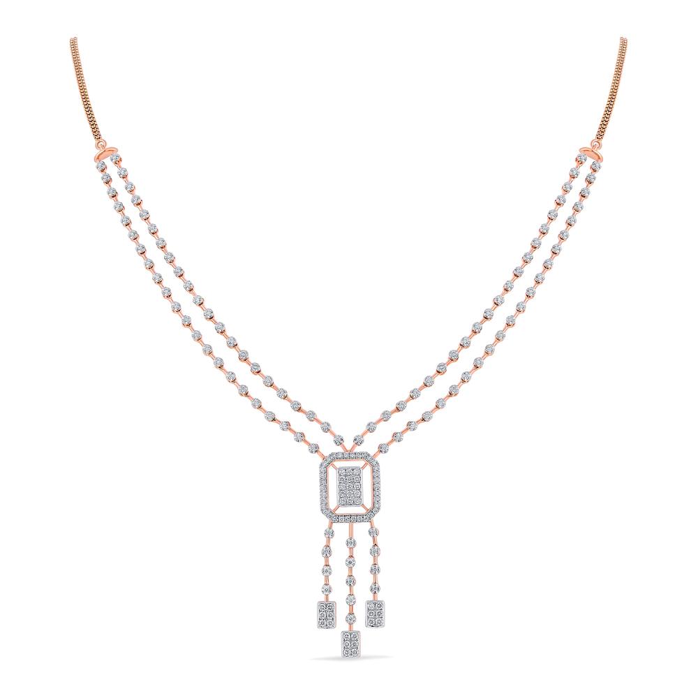 Buy 18 Karat Gold & Diamond Necklace