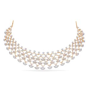 Buy 18 Karat Gold & Diamond Necklace