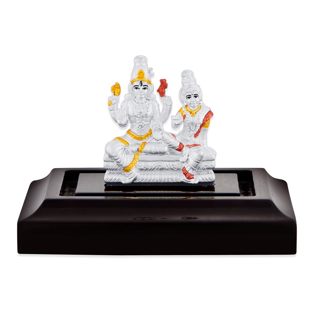 Buy 999 Purity Silver Shiva Parvati